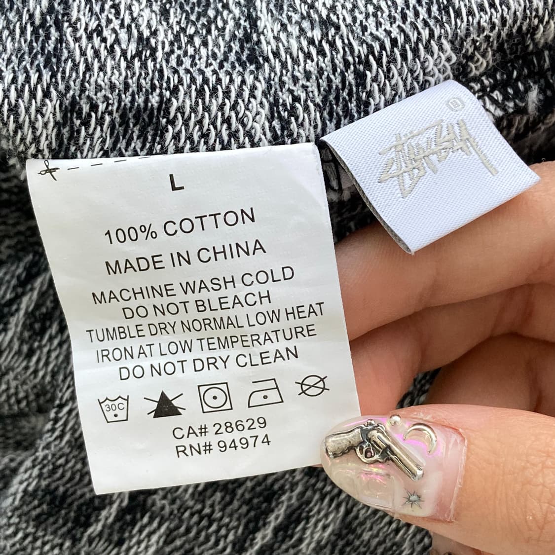 스투시 20SS 체크 크루 티셔츠 상품이미지9