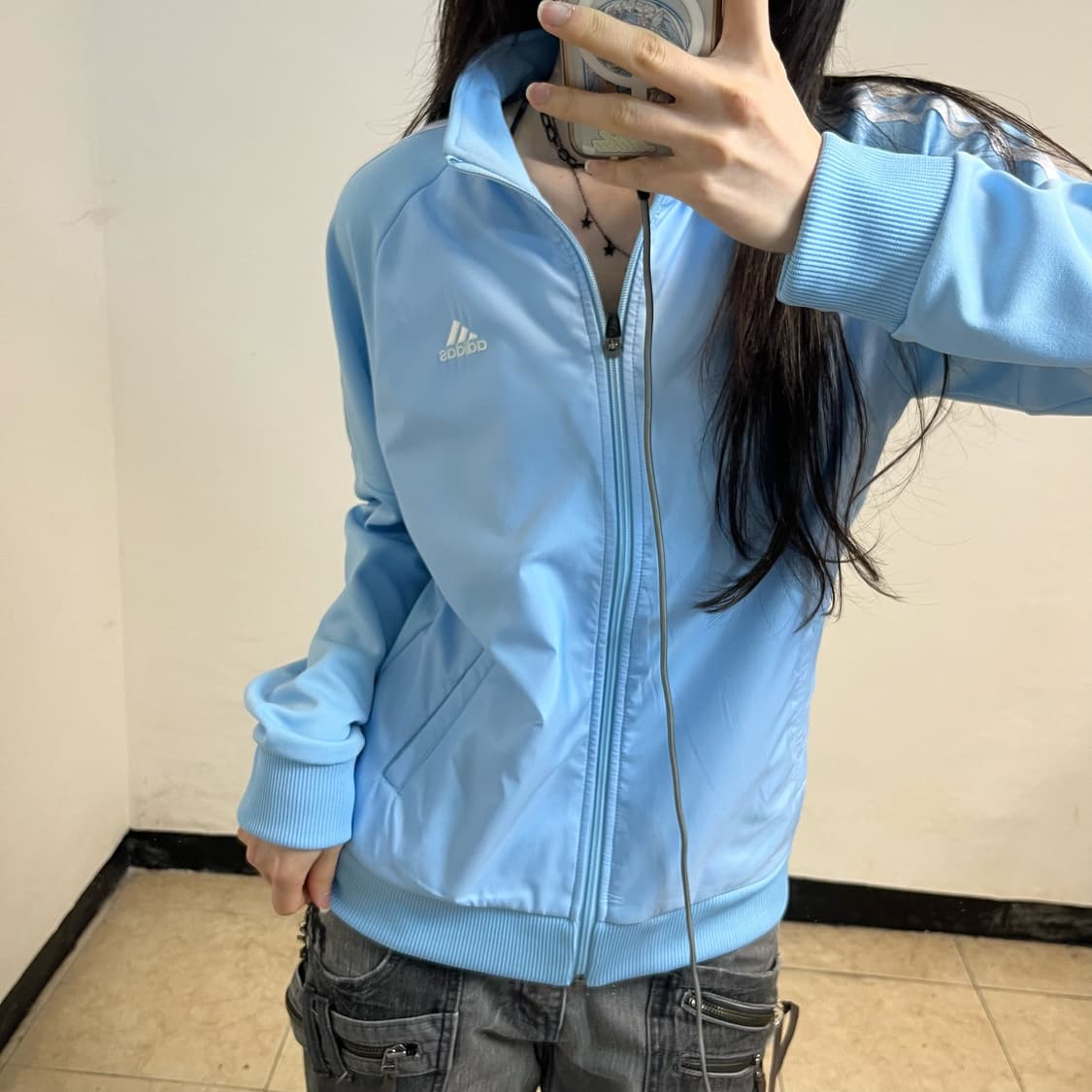 Adidas sky blue jersey 상품이미지3