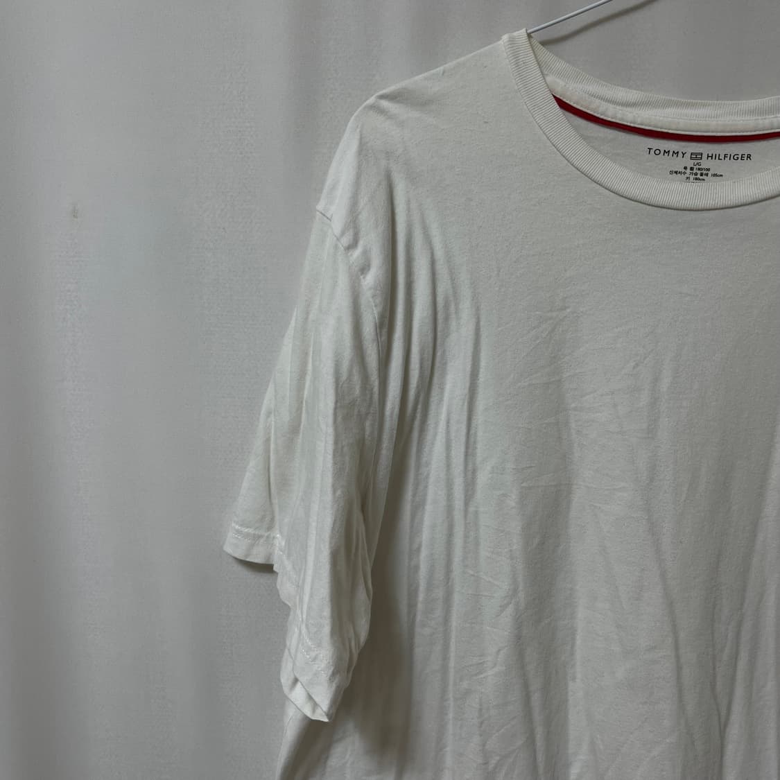 타미힐피거 미니플래그 라운드넥 반팔티 L/100 상품이미지4