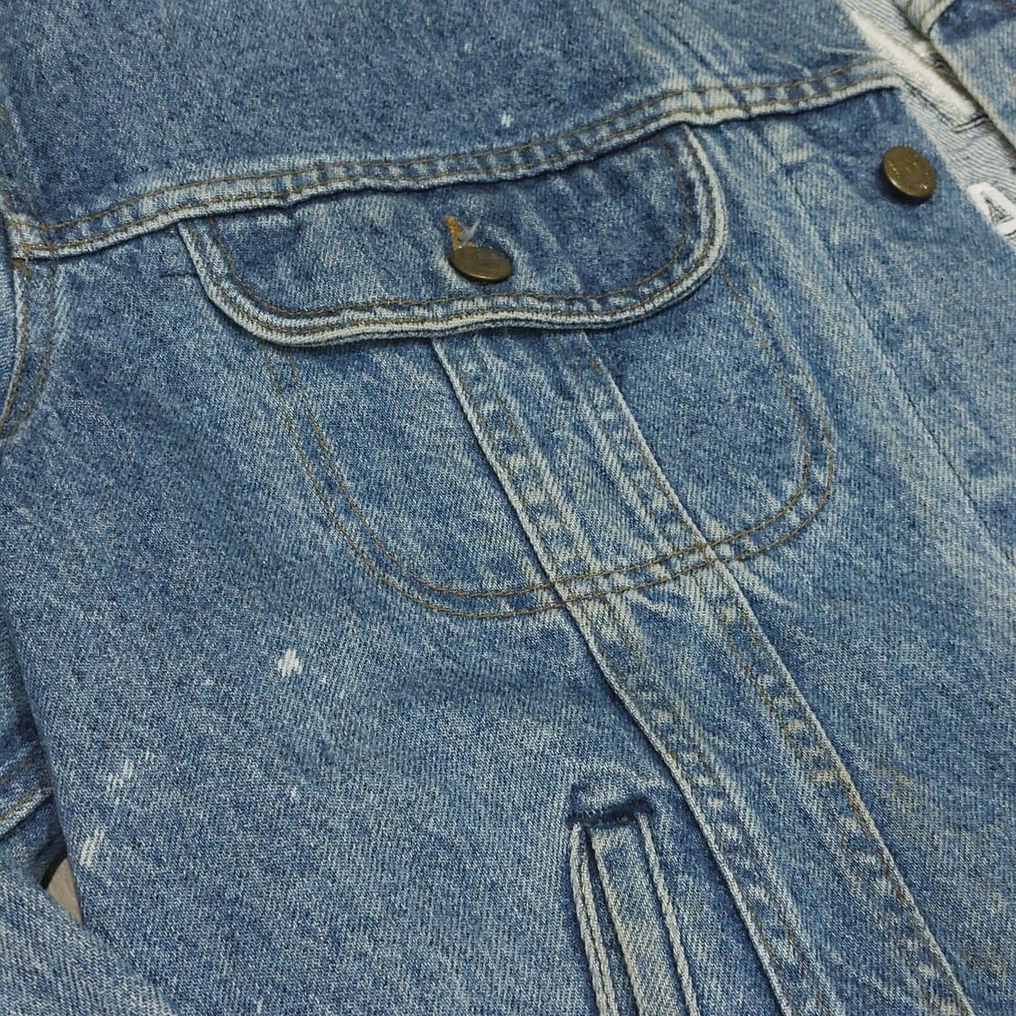 lee 80~90s 하드락카페 데님 트러커 (110) 46R 상품이미지6