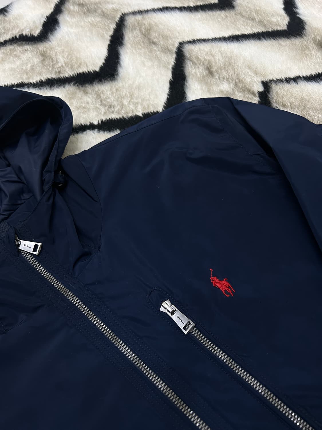 [L]폴로랄프로렌 후드 바람막이/네이비 상품이미지1