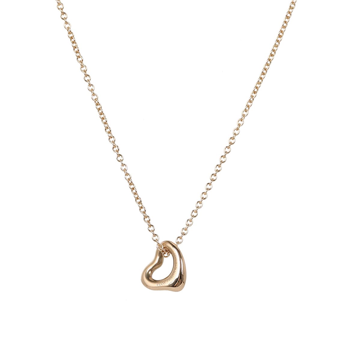 티파니 엘사퍼레티 오픈하트 목걸이 로즈골드 네크리스 7mm 상품이미지6