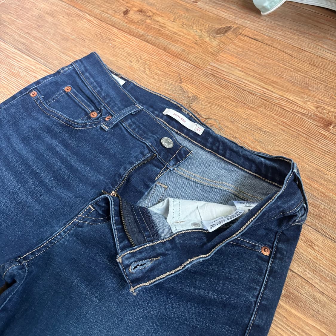 27 리바이스 청바지 보이프렌드 스판 데님 프리미엄 라벨 상품이미지2
