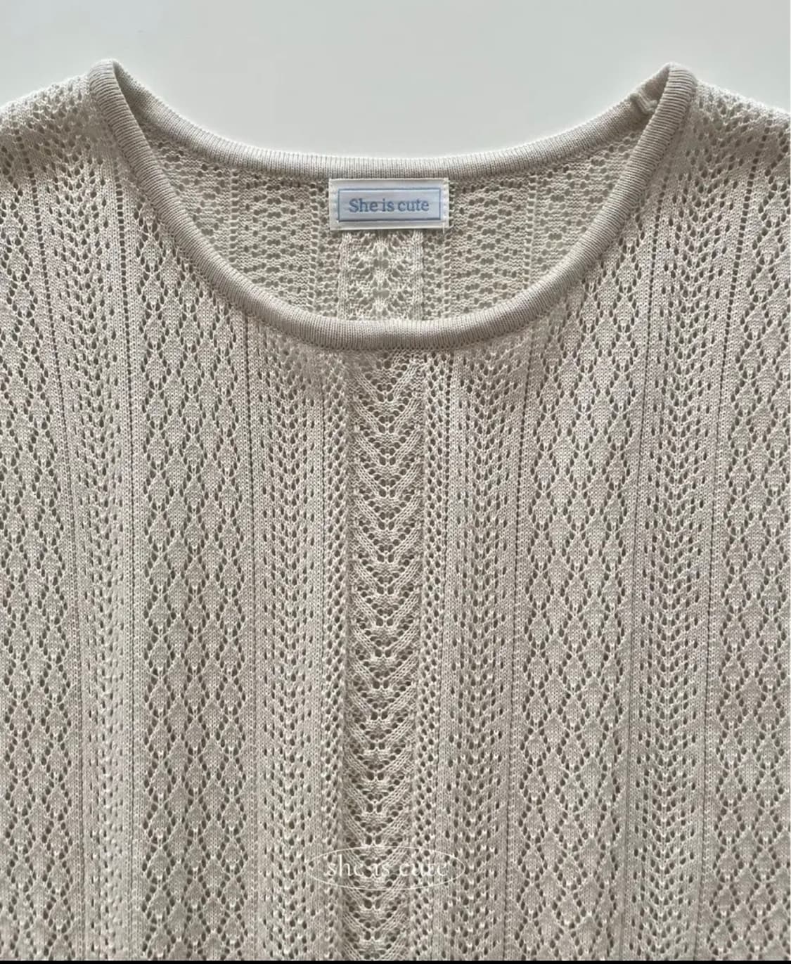 쉬이즈큐트 Summer Knit top 상품이미지3