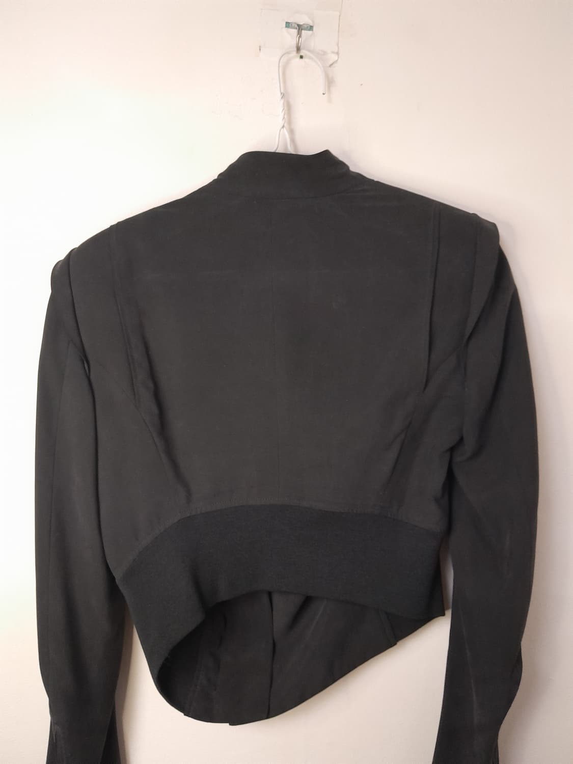 앤드뮐미스터 언바란스 크롭 실크자켓 34 상품이미지6