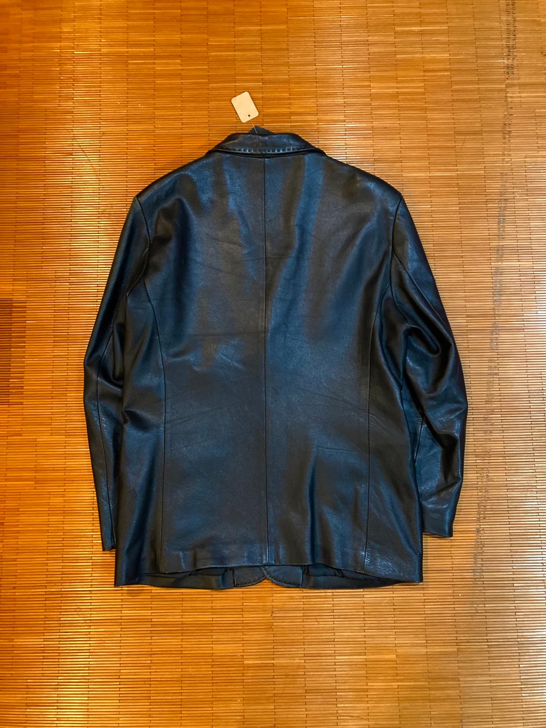 램스킨 투버튼 싱글 레더자켓 상품이미지6