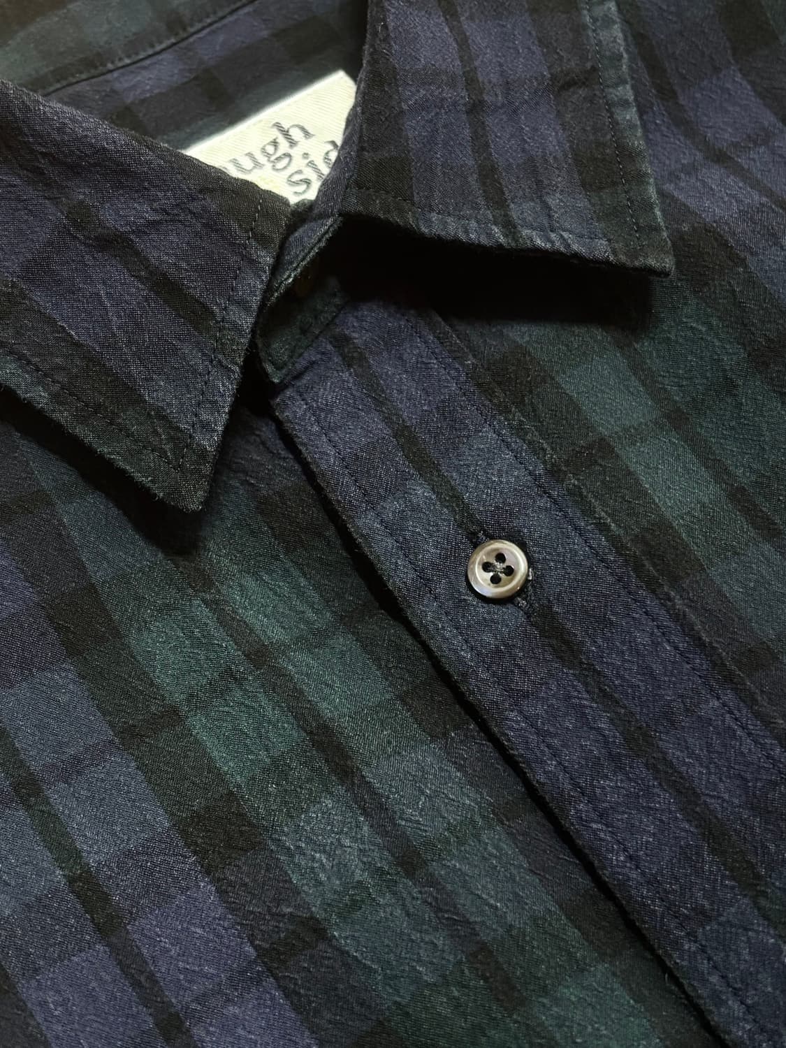 rough side 프라이머리 셔츠 블랙 와치 상품이미지4