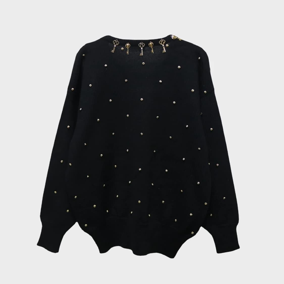 MAKO BIS 골드키  포인트 울 니트 60990 상품이미지2