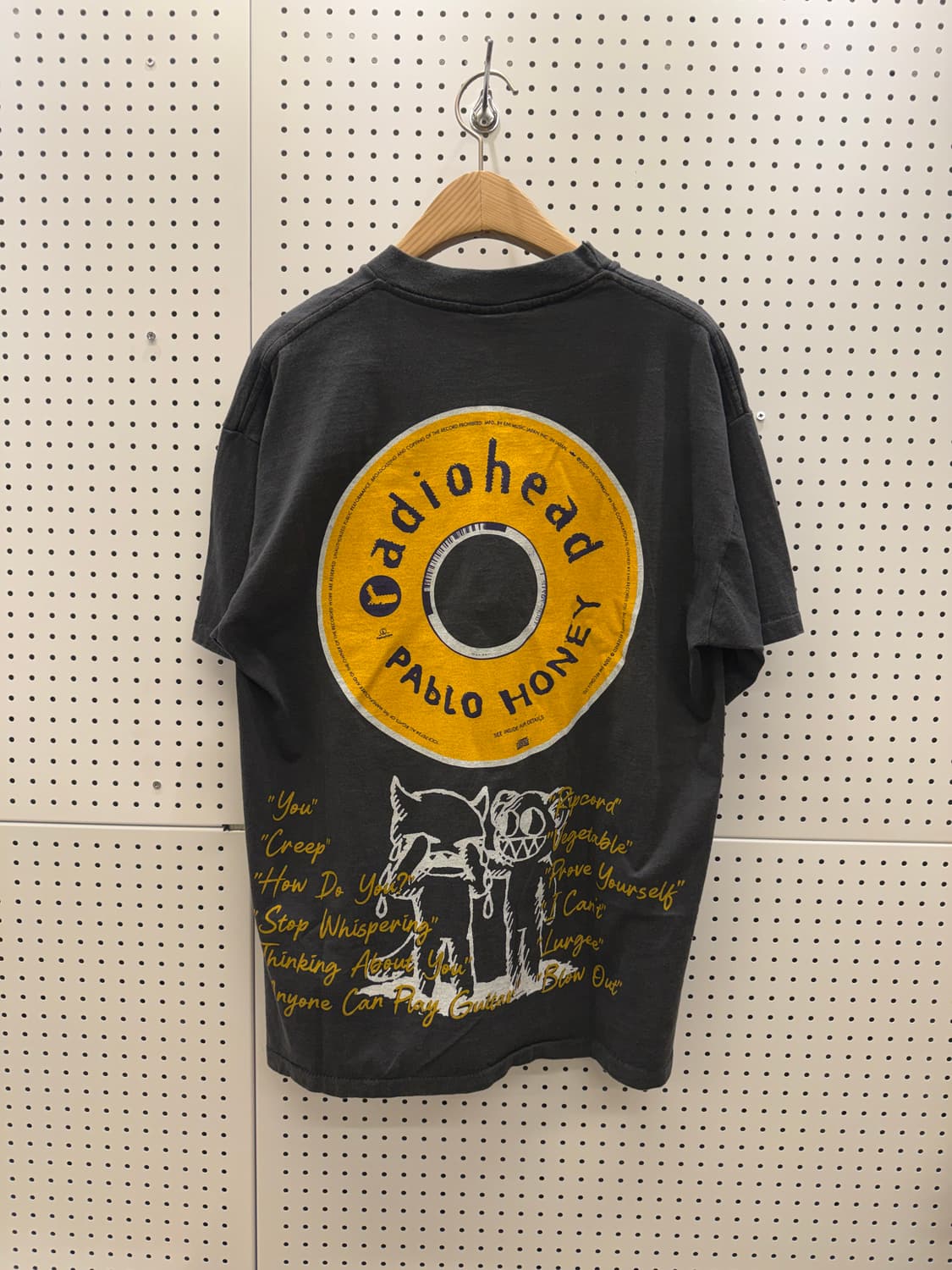 Bootleg Tees 라디오헤드 파블로 허니 그래픽 반팔 티셔츠 U20 상품이미지3