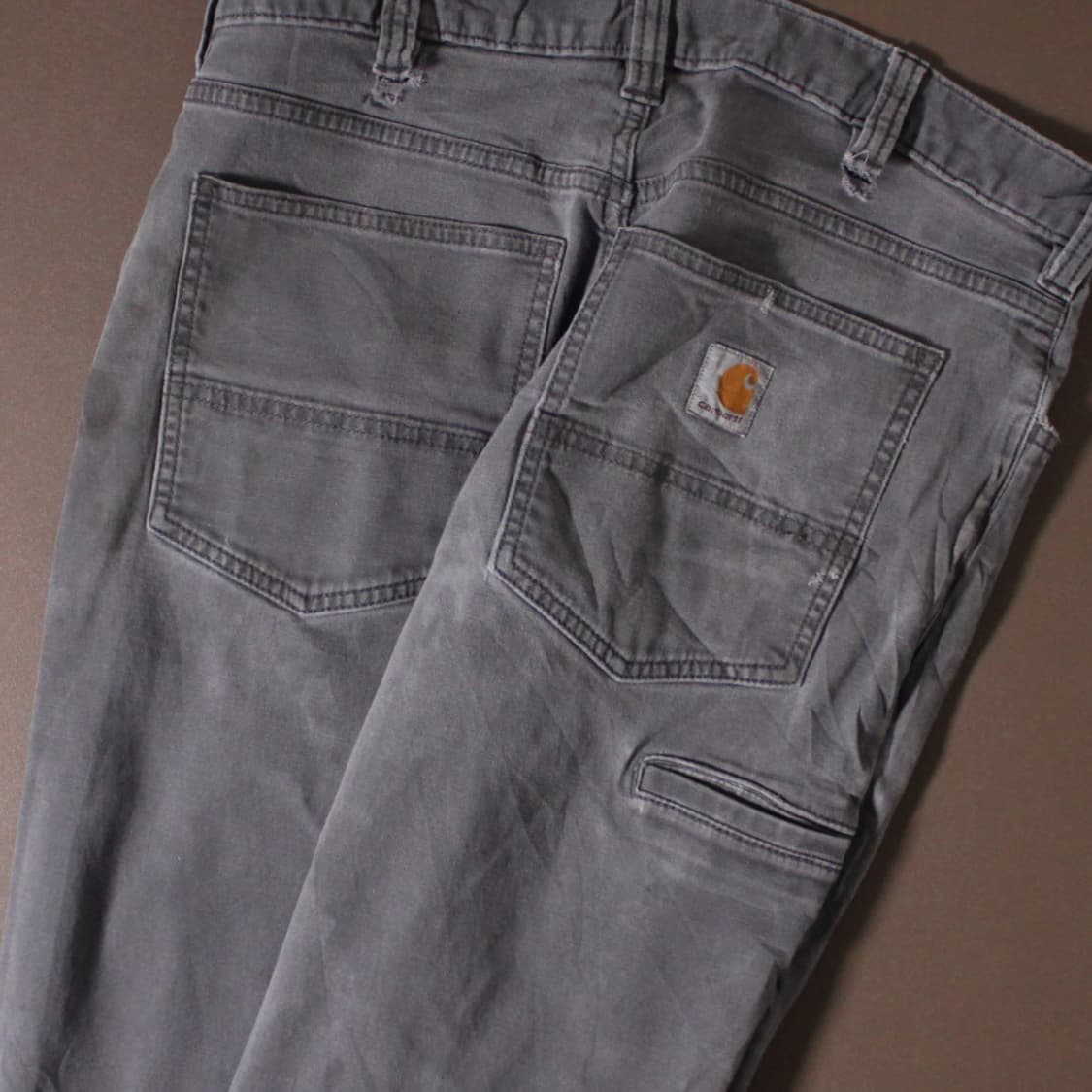 Carhartt 칼하트 스트레치 그레이 워크 데님 팬츠 상품이미지3