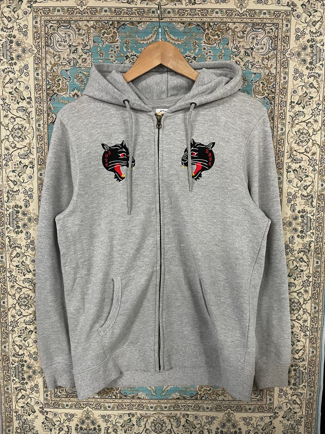 JPN 오리엔탈 자수 후드집업1679 상품이미지3