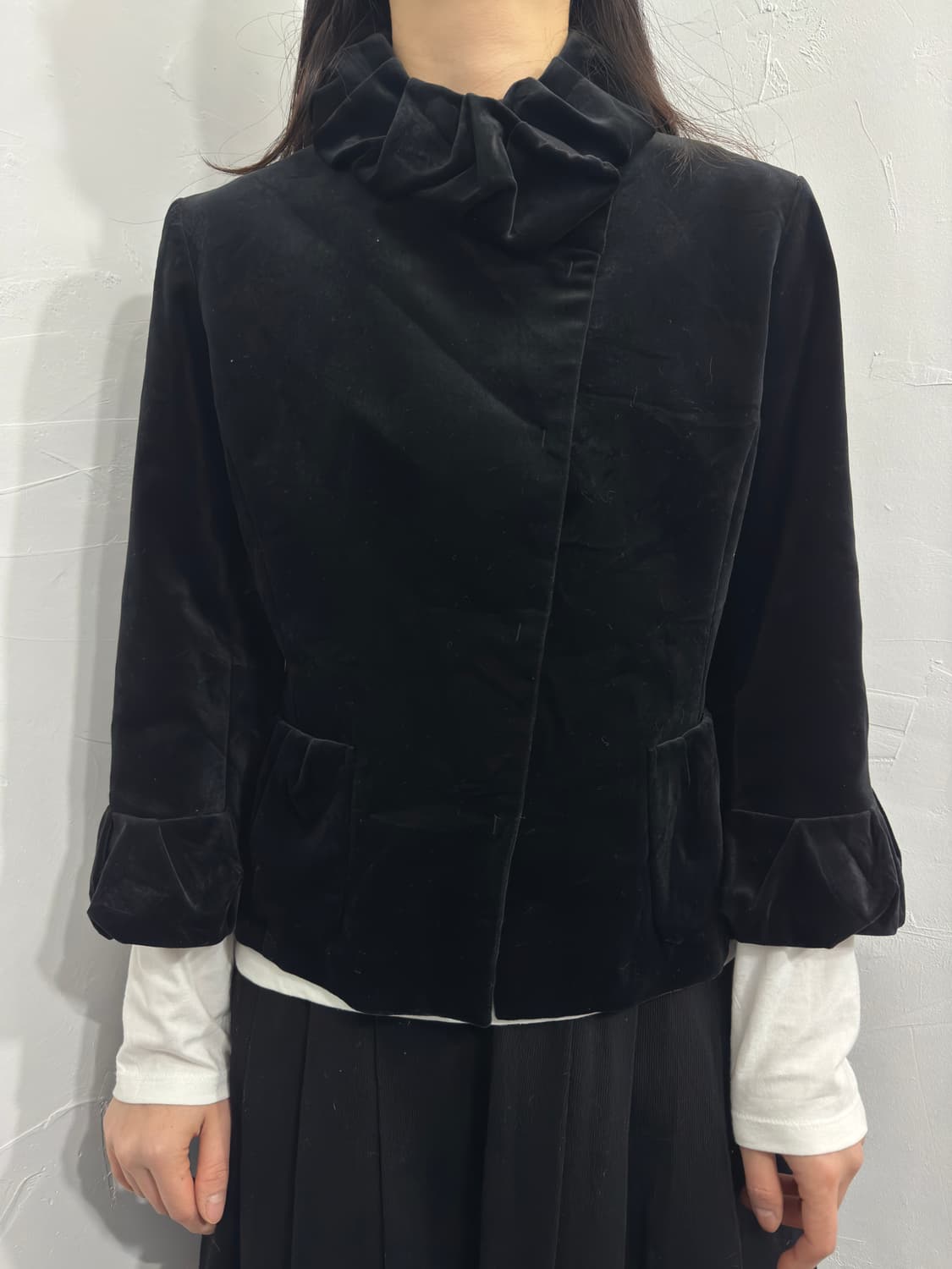 hiroko bis velvet design jacket 상품이미지2