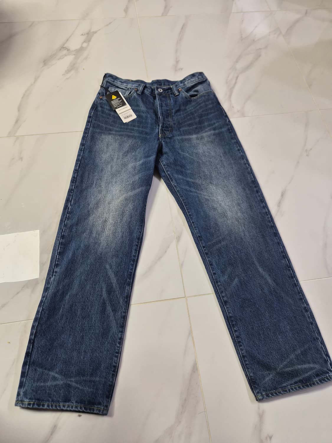 아웃스탠딩 W.W. II SELVEDGE 미디엄블루 셋업 M,S 사이즈 상품이미지4