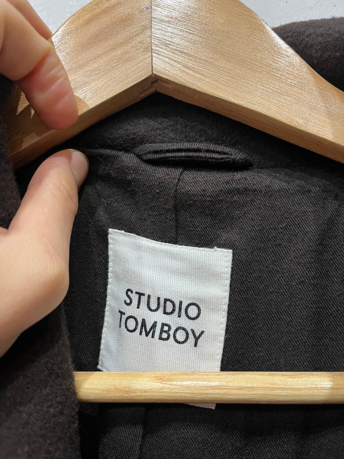 스튜디오 톰보이 더블 울 코트  상품이미지3