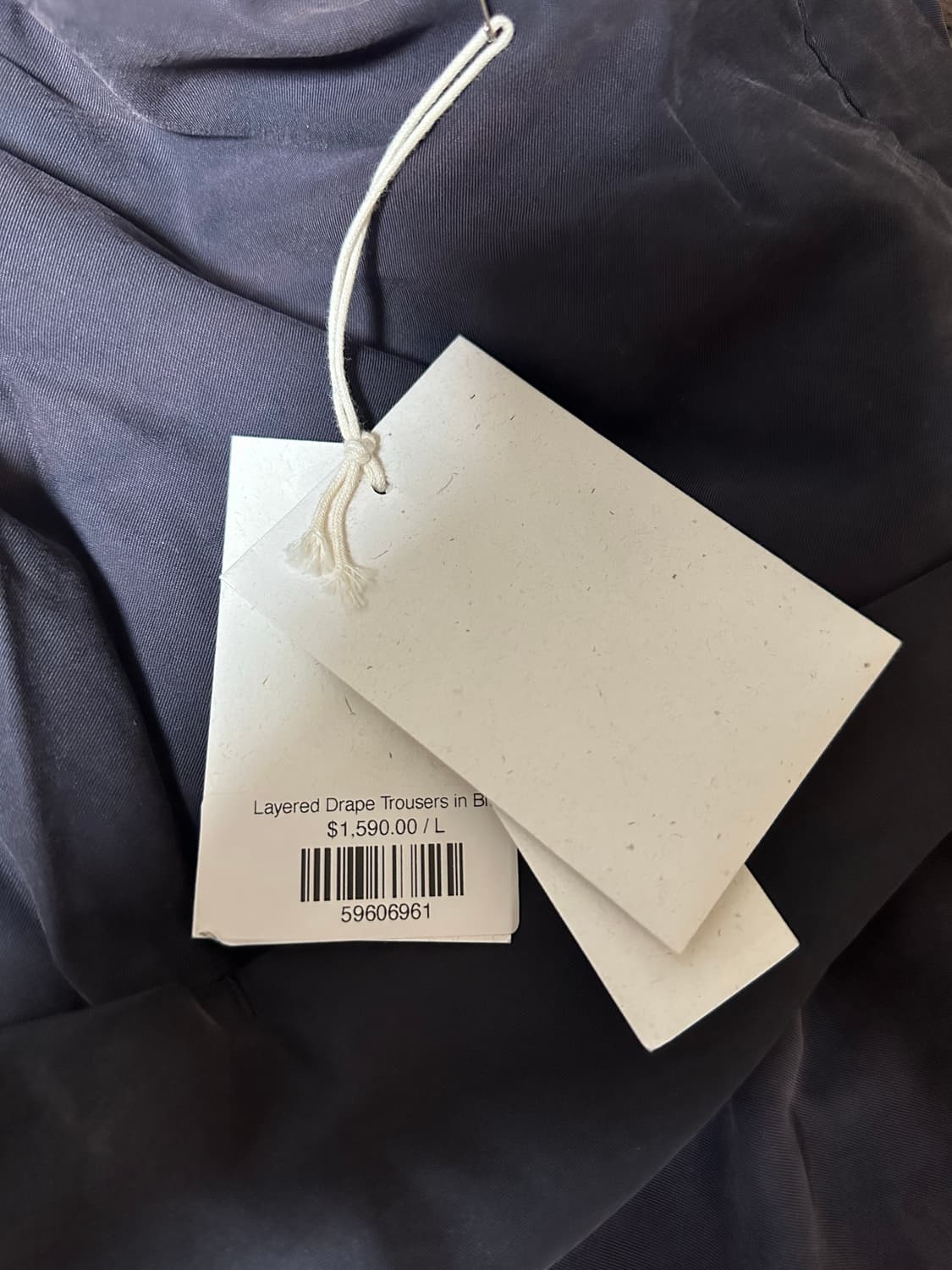 [L] jiyongkim 드레이프 팬츠 22aw 상품이미지10