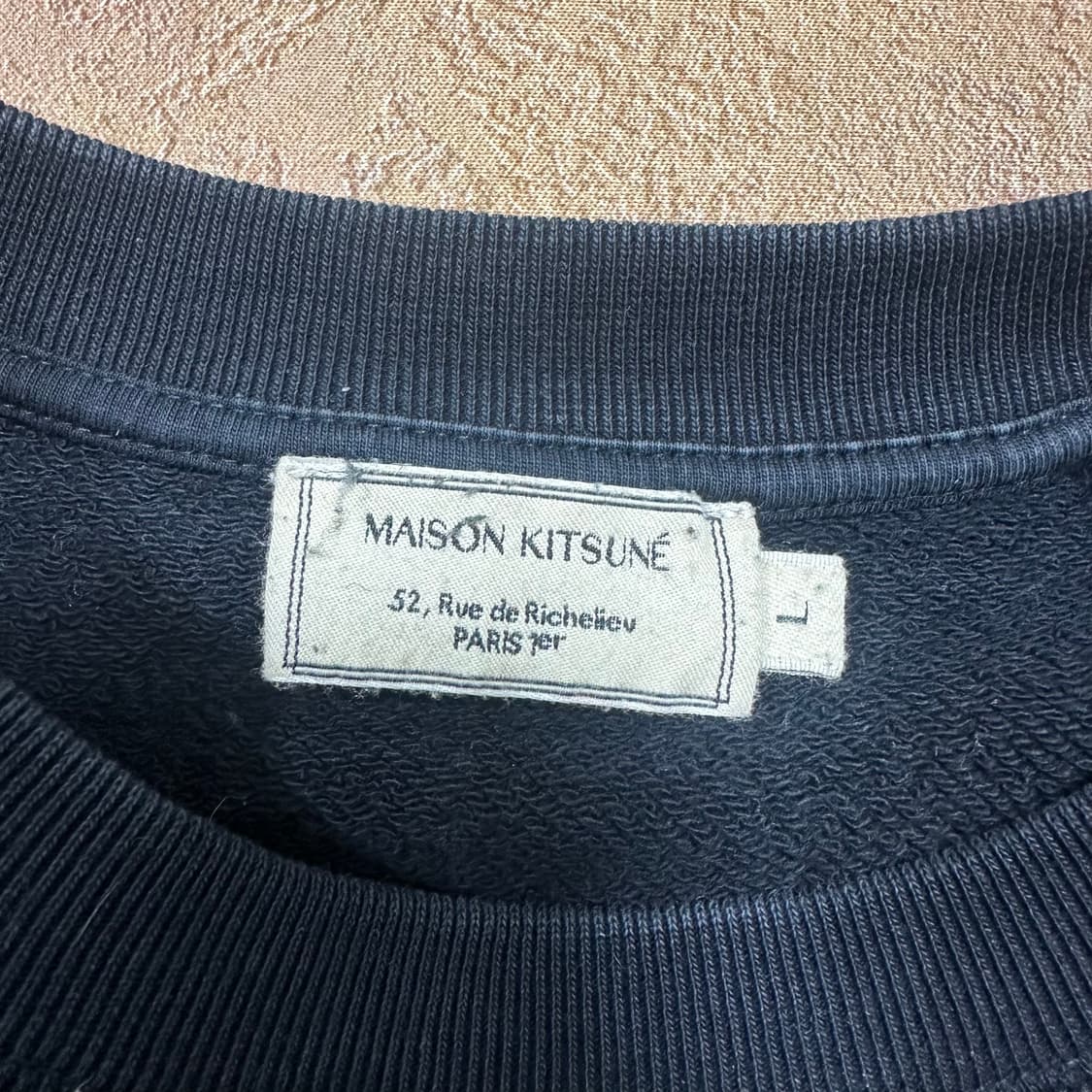 ✨ (바배) 메종 키츠네 블랙 맨투맨  상품이미지3