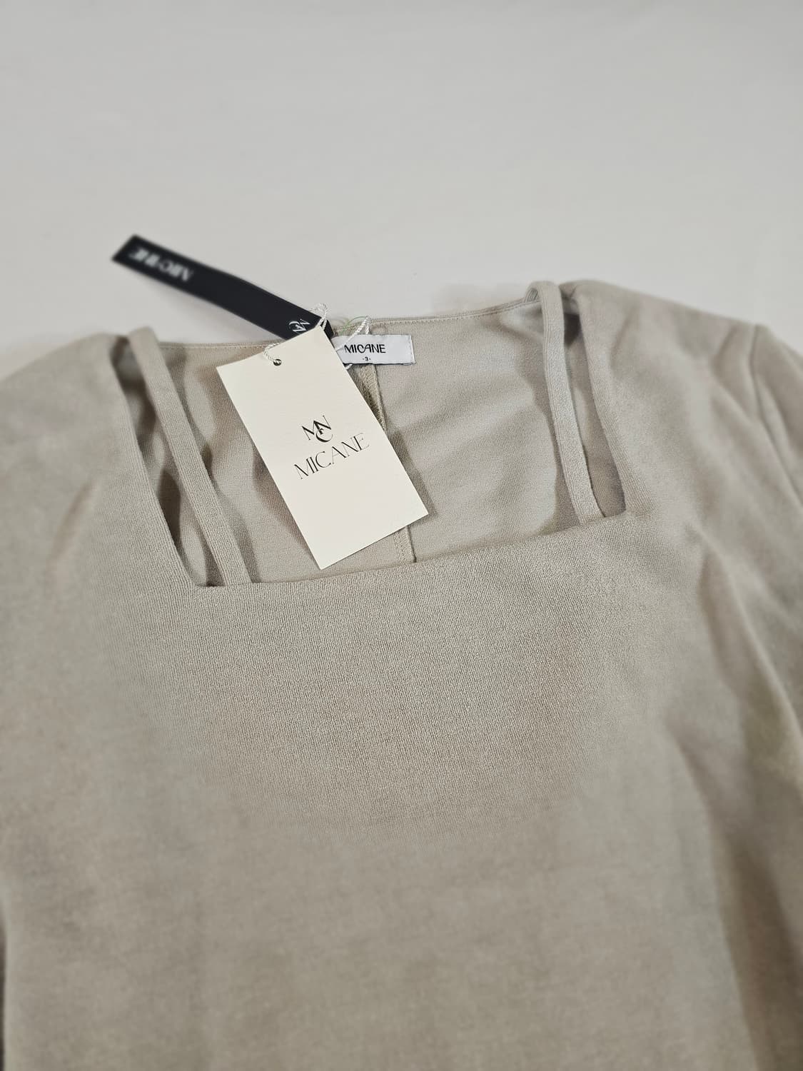 새상품) [3] 미케네 레이디 레이어드 셔링 티 상품이미지5