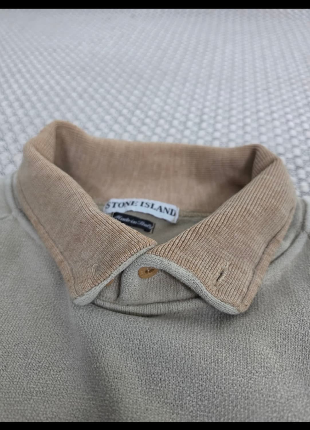 93SS 스톤아일랜드 베이지 플리스 풀오버 상품이미지6