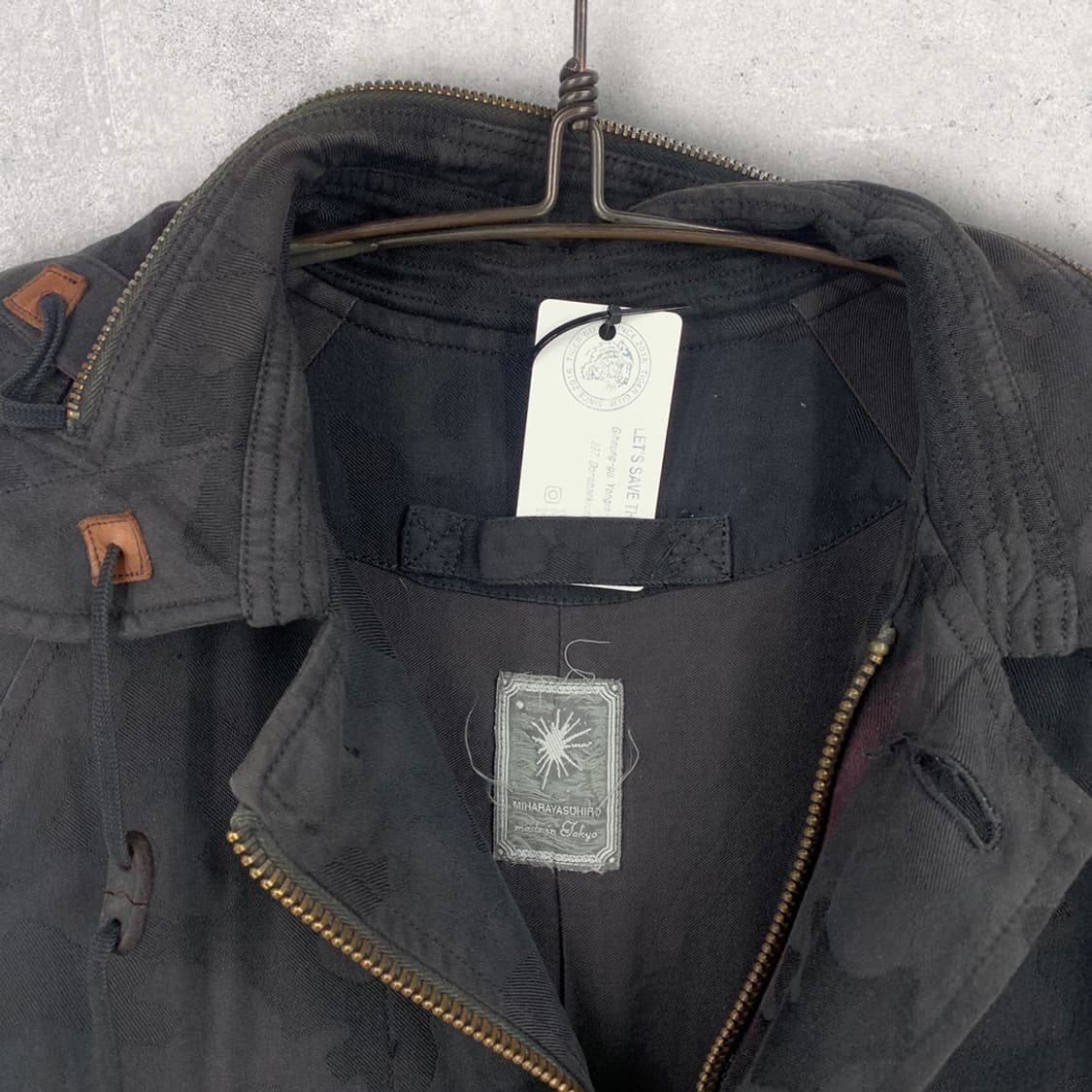 미하라야스히로 카모패턴 피쉬테일 자켓 상품이미지5