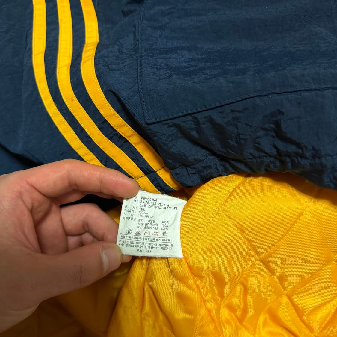 00s 아디다스 오리지널 빅로고 퀄팅 베스트 상품이미지5