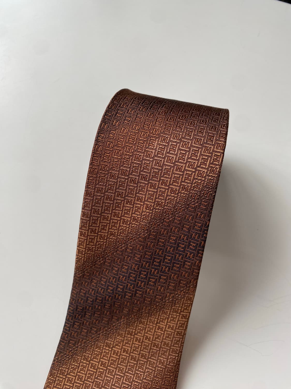 최상급 펜디(FENDI) FF모노그램 명품 정품 넥타이 8.8cm 상품이미지7