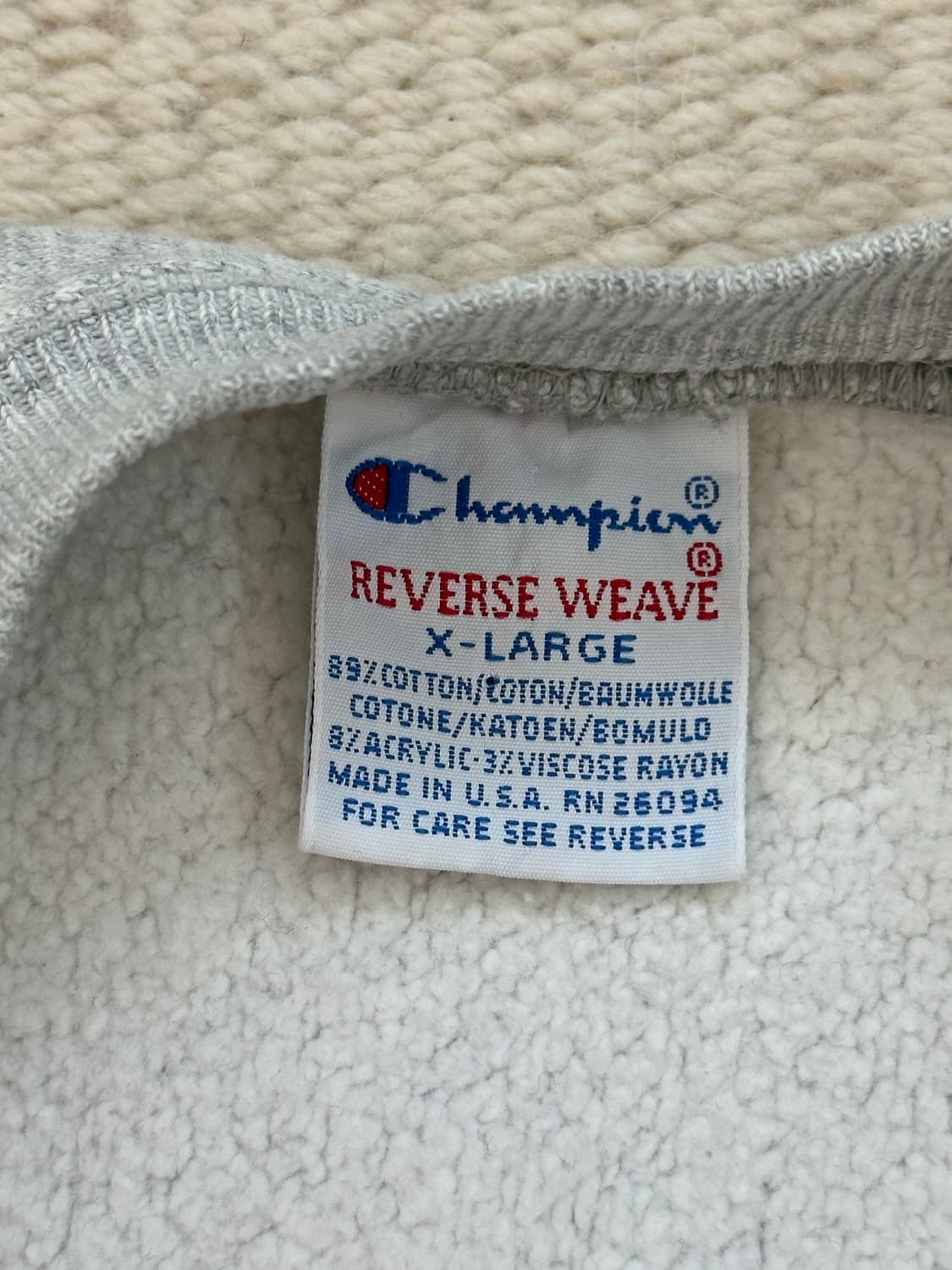 90’s Champion Reverse Weave OHIO Univers 상품이미지8