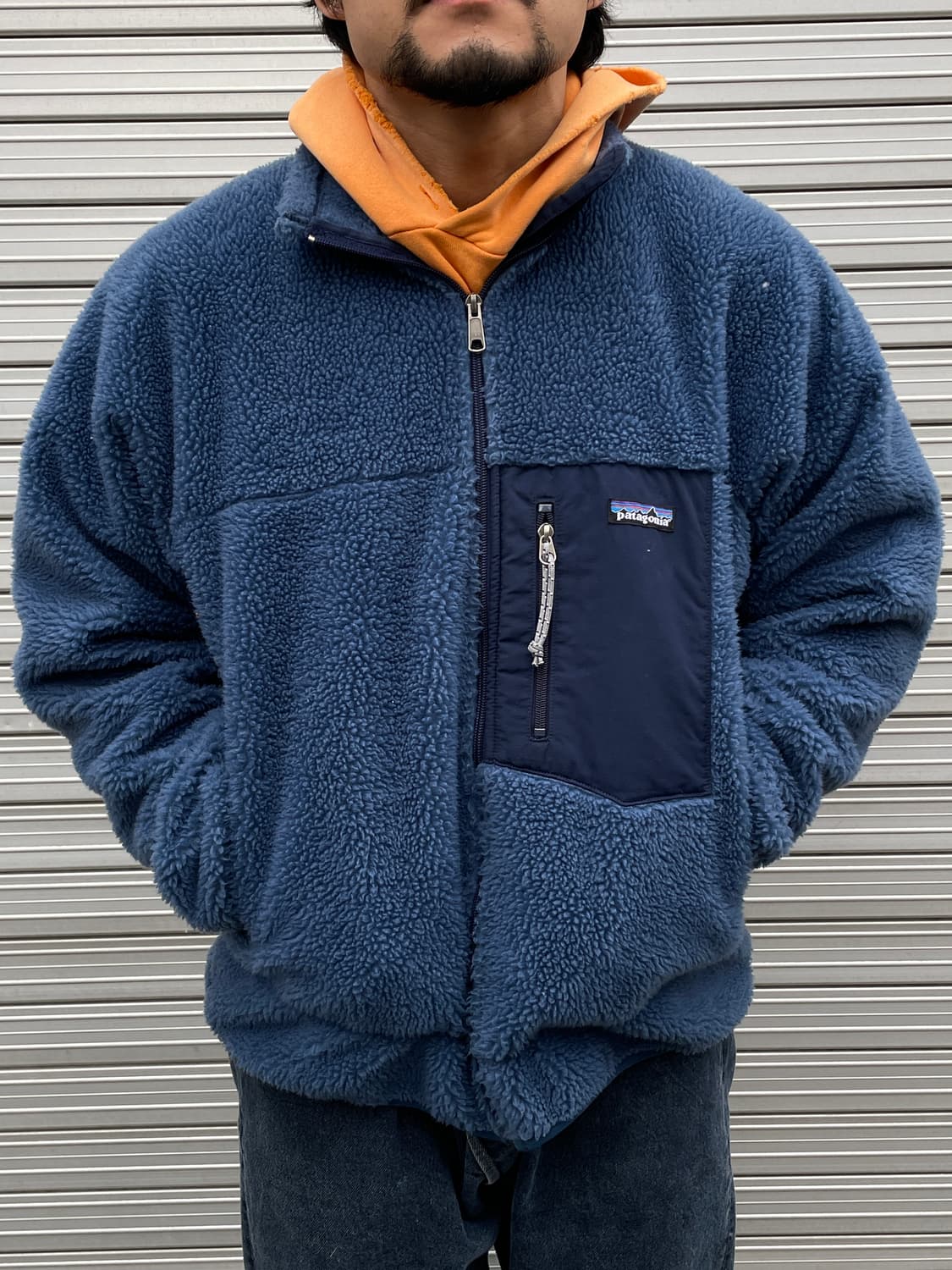 90s Patagonia  Retro-X Pile Navy Blue  상품이미지3