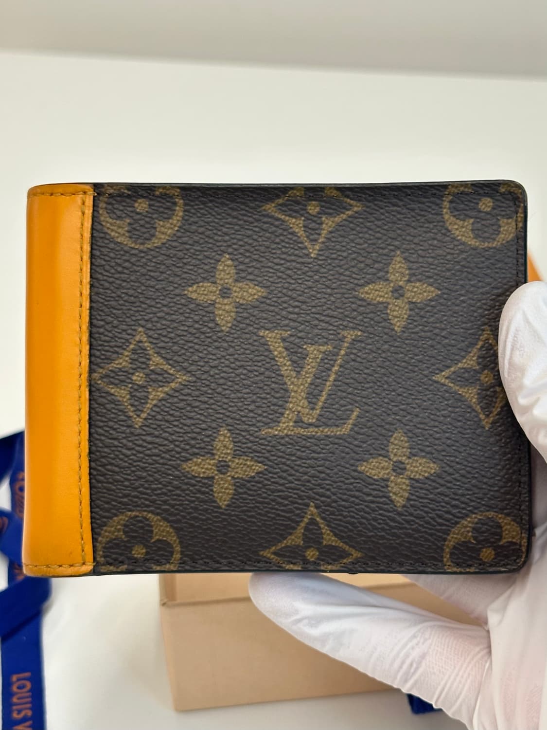 A / 루이비통 멀티플 월릿 모노그램 마카사르 사프란 옐로우 상품이미지2