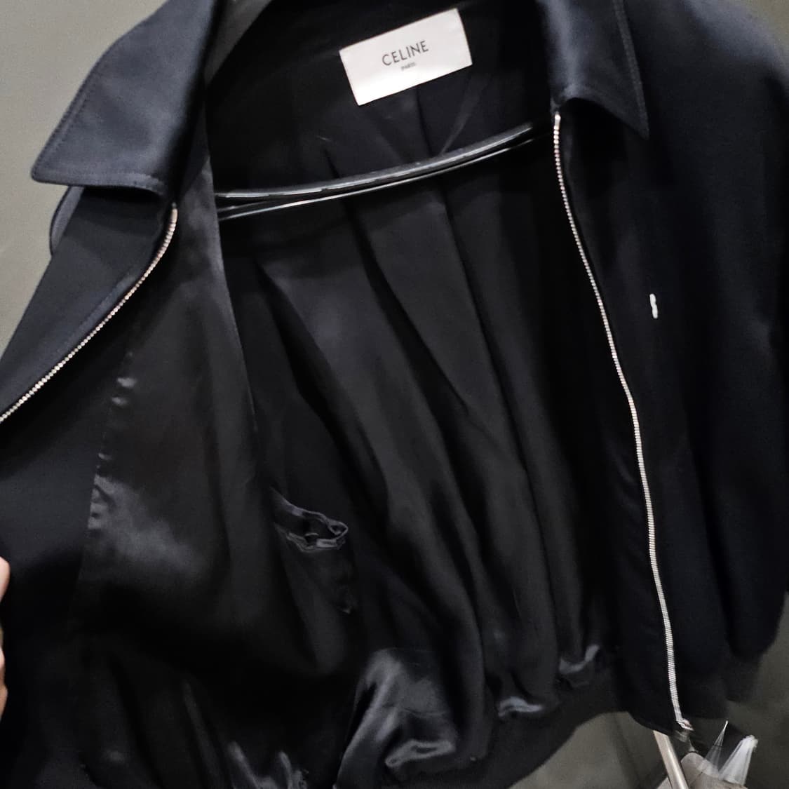 셀린느 스몰로고 레이온 트윌 트리오페 자켓 상품이미지6