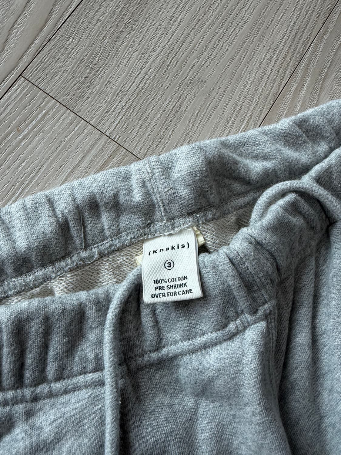 24aw 카키스 헤더 스탁 스웻팬츠 그레이 L 상품이미지2