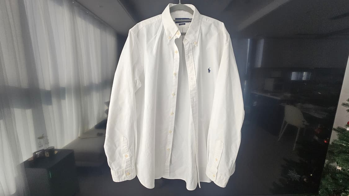 [L] 폴로랄프로렌 셔츠 화이트 클래식핏 상품이미지1