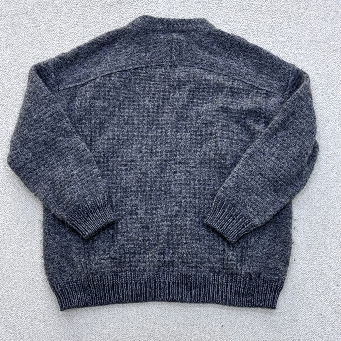 F 한섬시스템 패턴 니트 긴팔 티셔츠 0408E1 상품이미지2