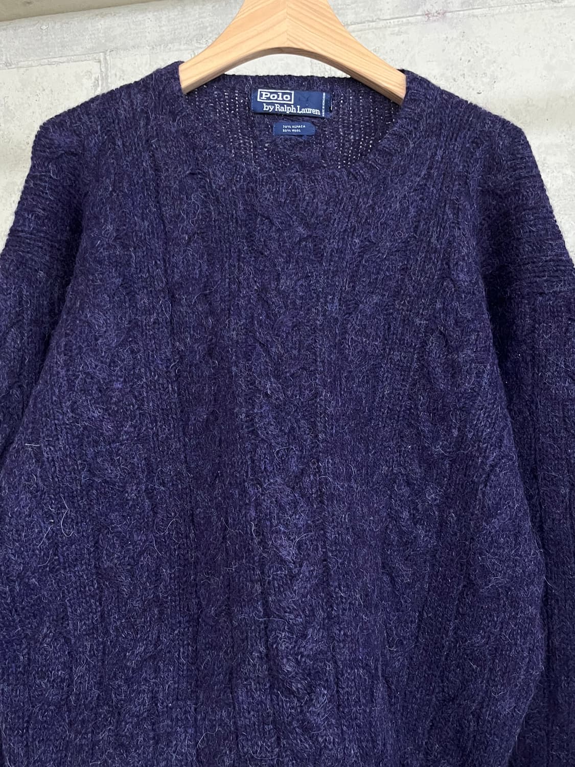 POLO RALPH LAUREN ALPACA  KNIT (M) 상품이미지5