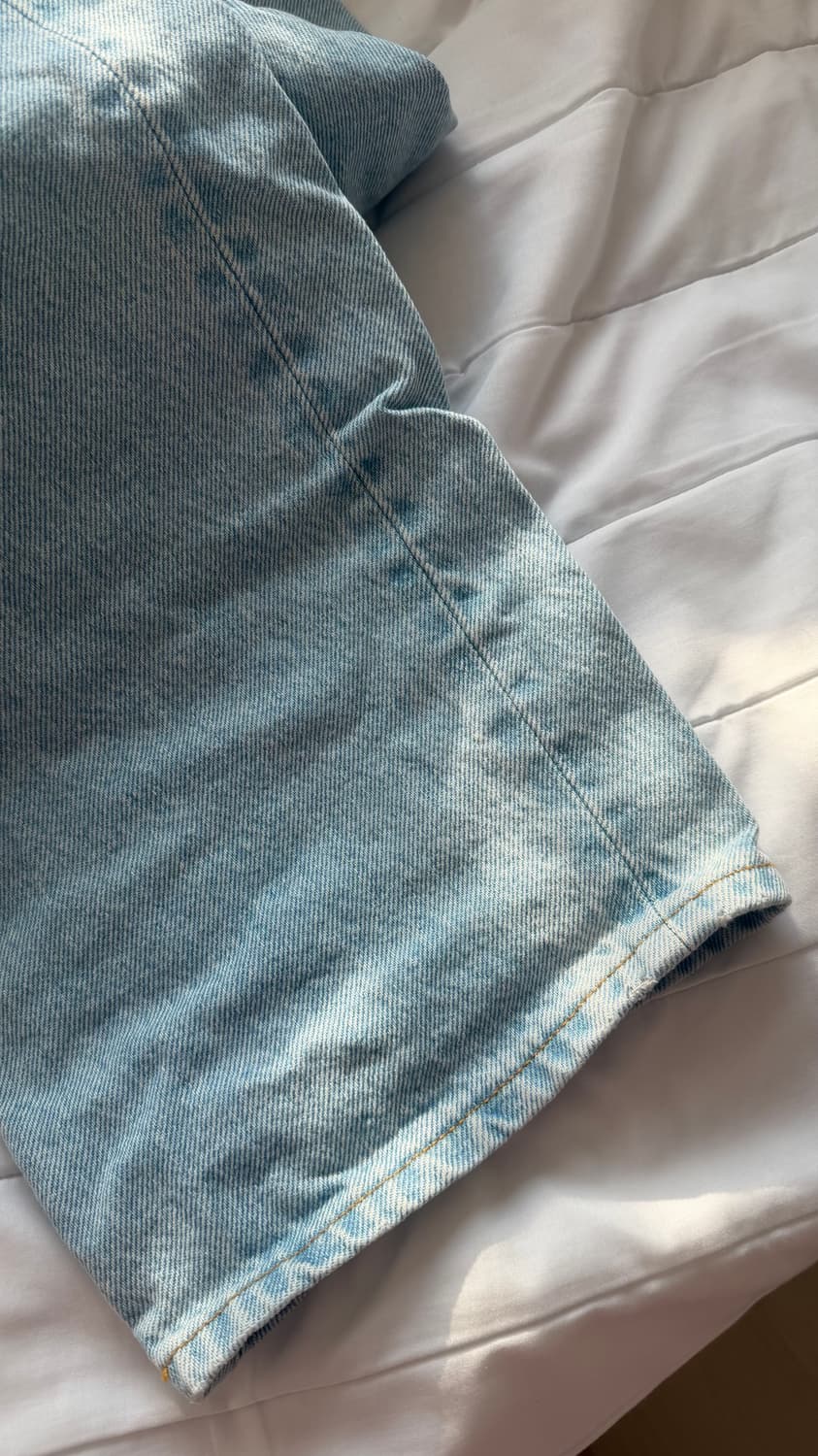 슈프림 레귤러 진 워시드 블루 23FW 34 상품이미지5