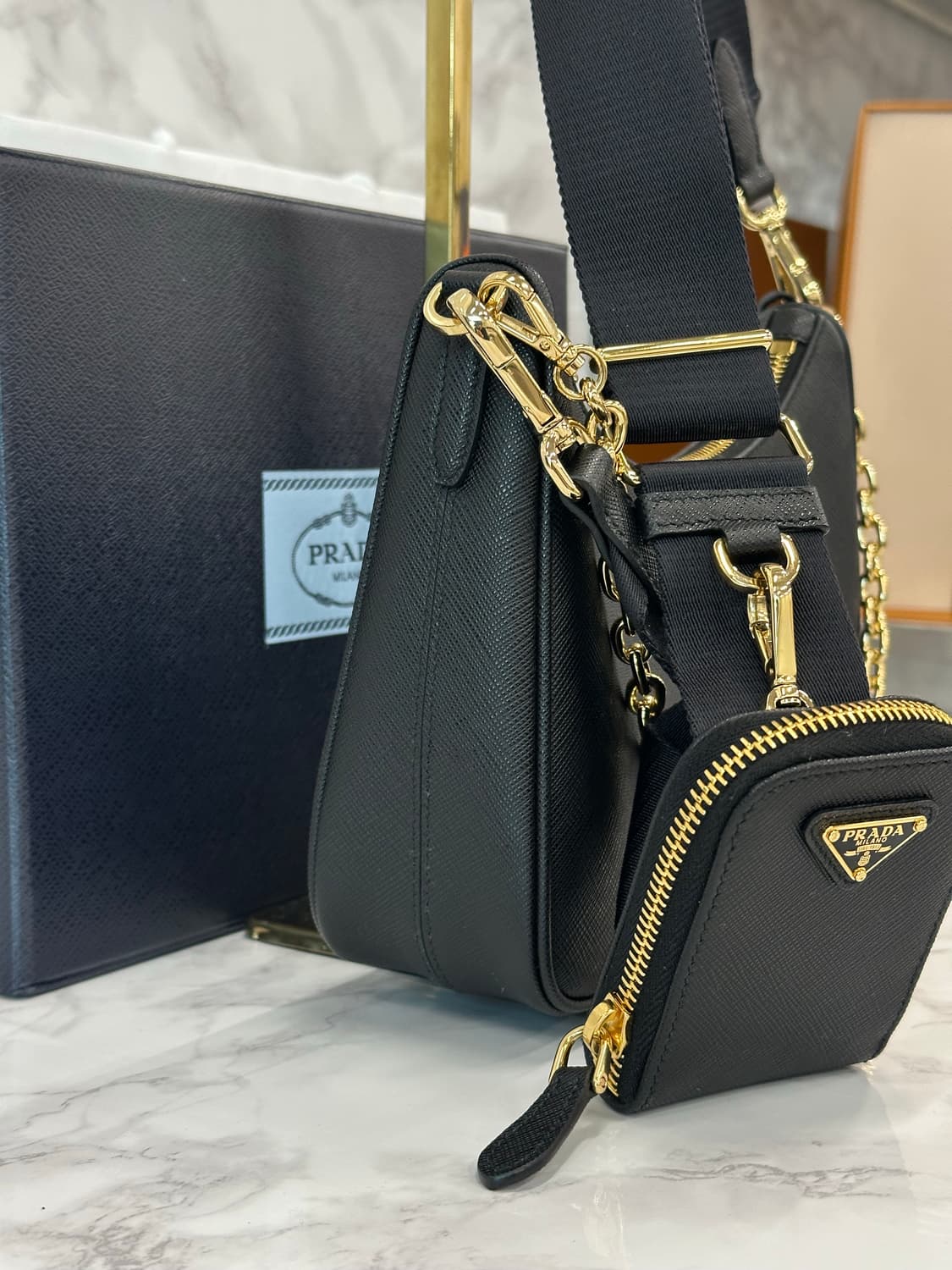 프라다 2005 사피아노 호보백 상품이미지4