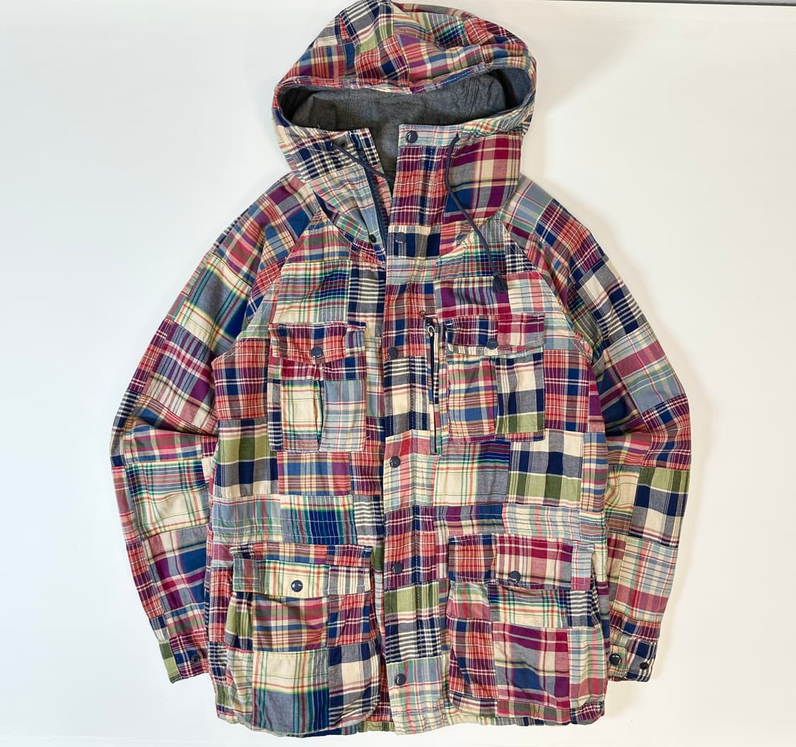 폴로 데님앤서플라이 마드라스 패치워크 후드 자켓 상품이미지2