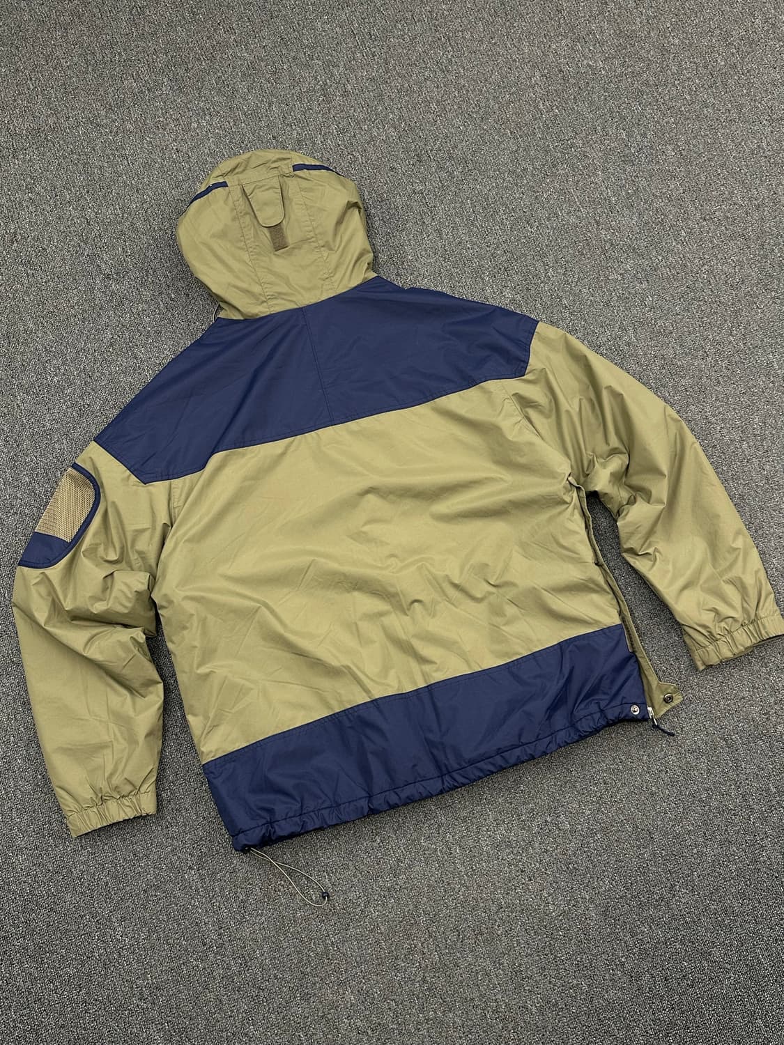 XL)콜롬비아 고프코어 배색 하프집업 패딩 바람막이 상품이미지5