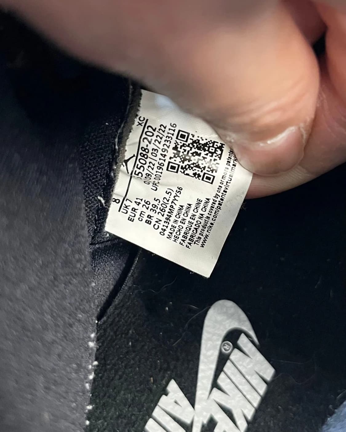 나이키 에어조던 1 하이 레트로 og 바체타 스니커즈 A1835 상품이미지9