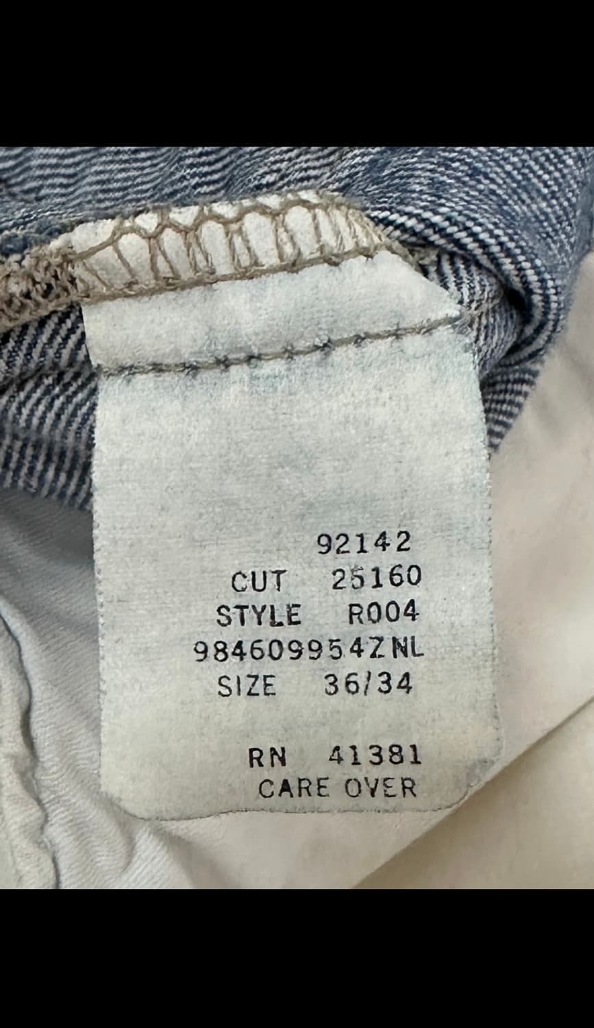 90s USA 더블알엘 배기진 상품이미지10