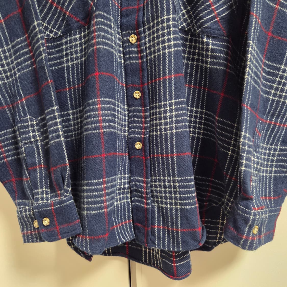 Jungle Storm 플란넬 체크 셔츠 L(100) 상품이미지4