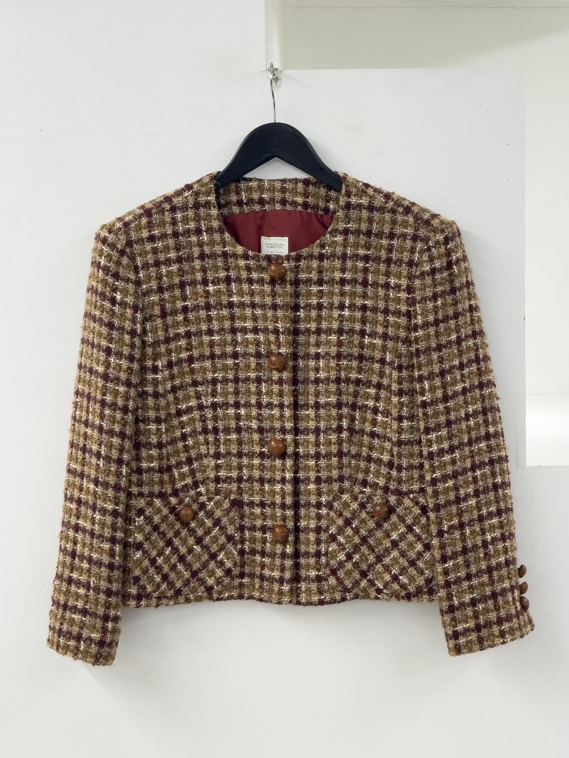 베네통 트위드 자켓 상품이미지1