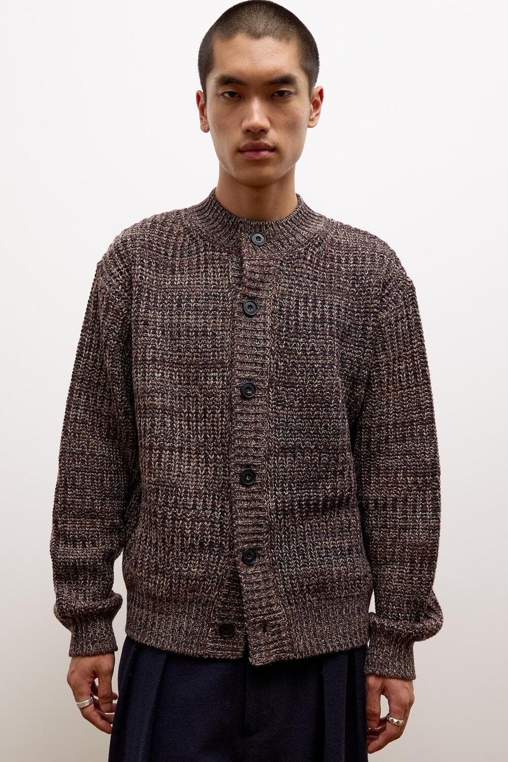 (M) After Pray Terre Intarsia Cardigan 상품이미지3