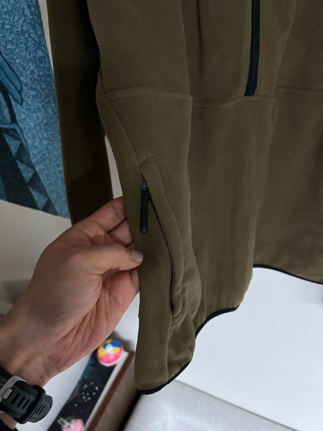 Goldwin 골드윈 폴라텍 마이크로 플리스 하프 집업 m 상품이미지3