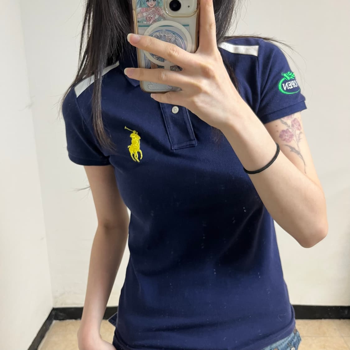 Polo Ralph Lauren Navy Big Pony Collar T 상품이미지6