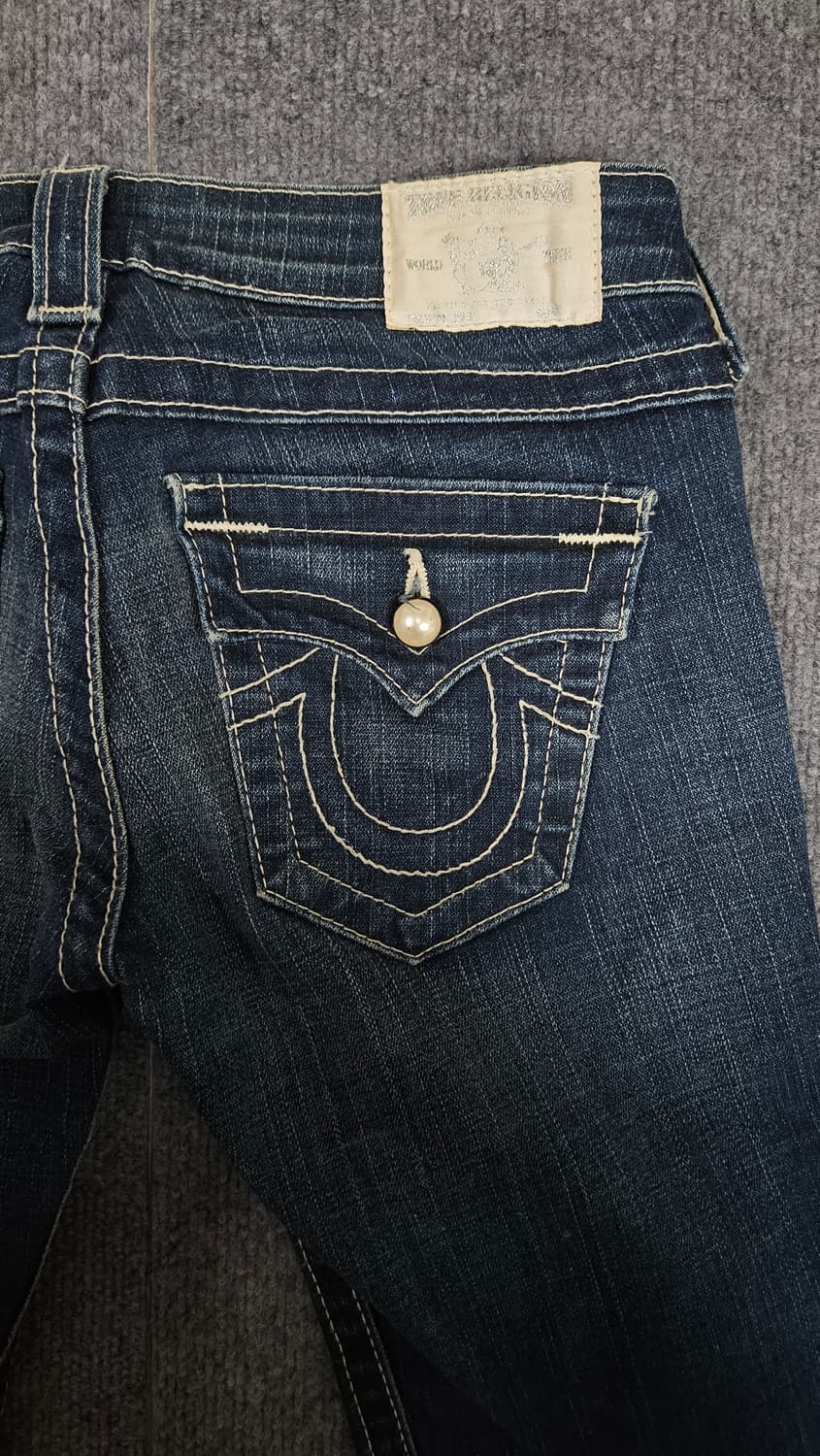 트루릴리젼 로우라이즈 2000`s 여성 데님 팬츠(급처) 상품이미지4