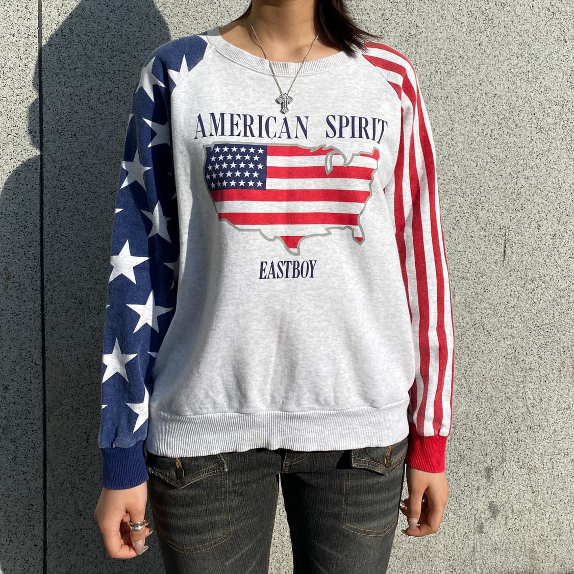 🇺🇸 'EASTBOY' 아메리칸 스피릿 스웨트셔츠 상품이미지3