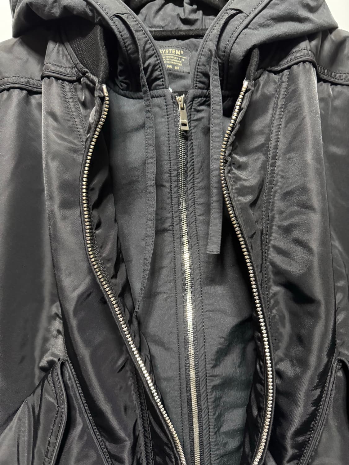 100 시스템 레이어드 MA-1 봄버 자켓 상품이미지7