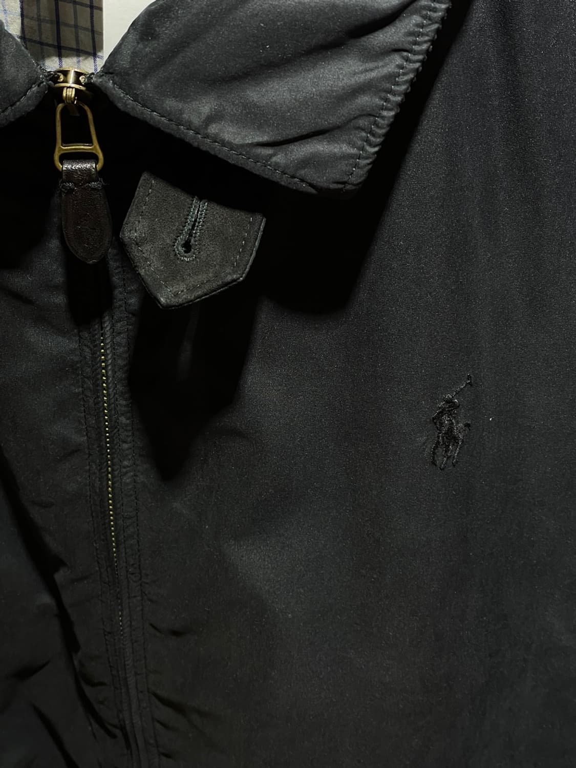 M 폴로랄프로렌 블랙 자수 로고 블루종 자켓 상품이미지4