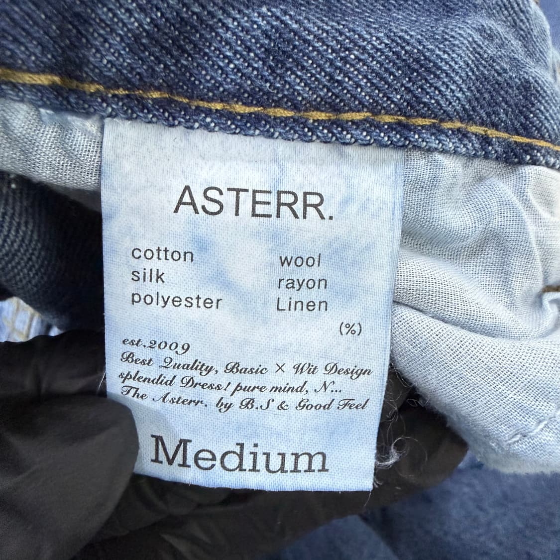 M ASTERR 와이드 핀턱 데님팬츠 0129T2 상품이미지5