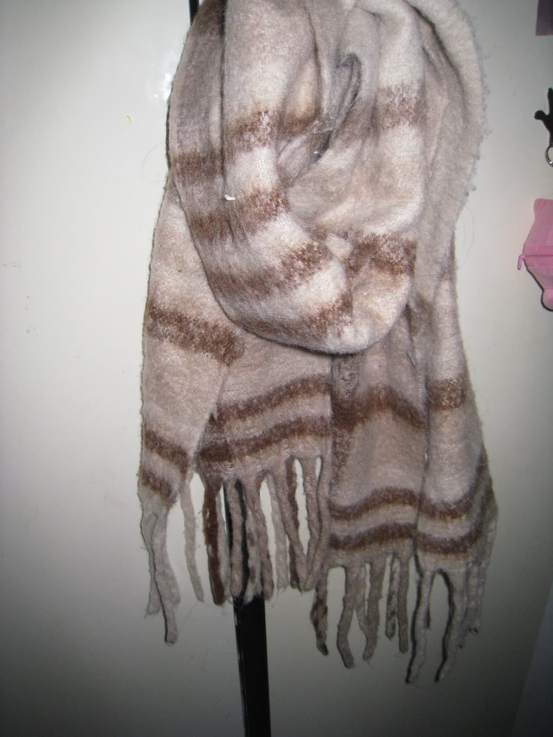 모리걸 털실 브라운 목도리 상품이미지2